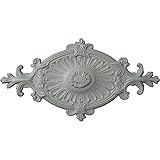 23 5/8"OD x 4"ID x 1 1/2"P Rose and Ribbon Ceiling