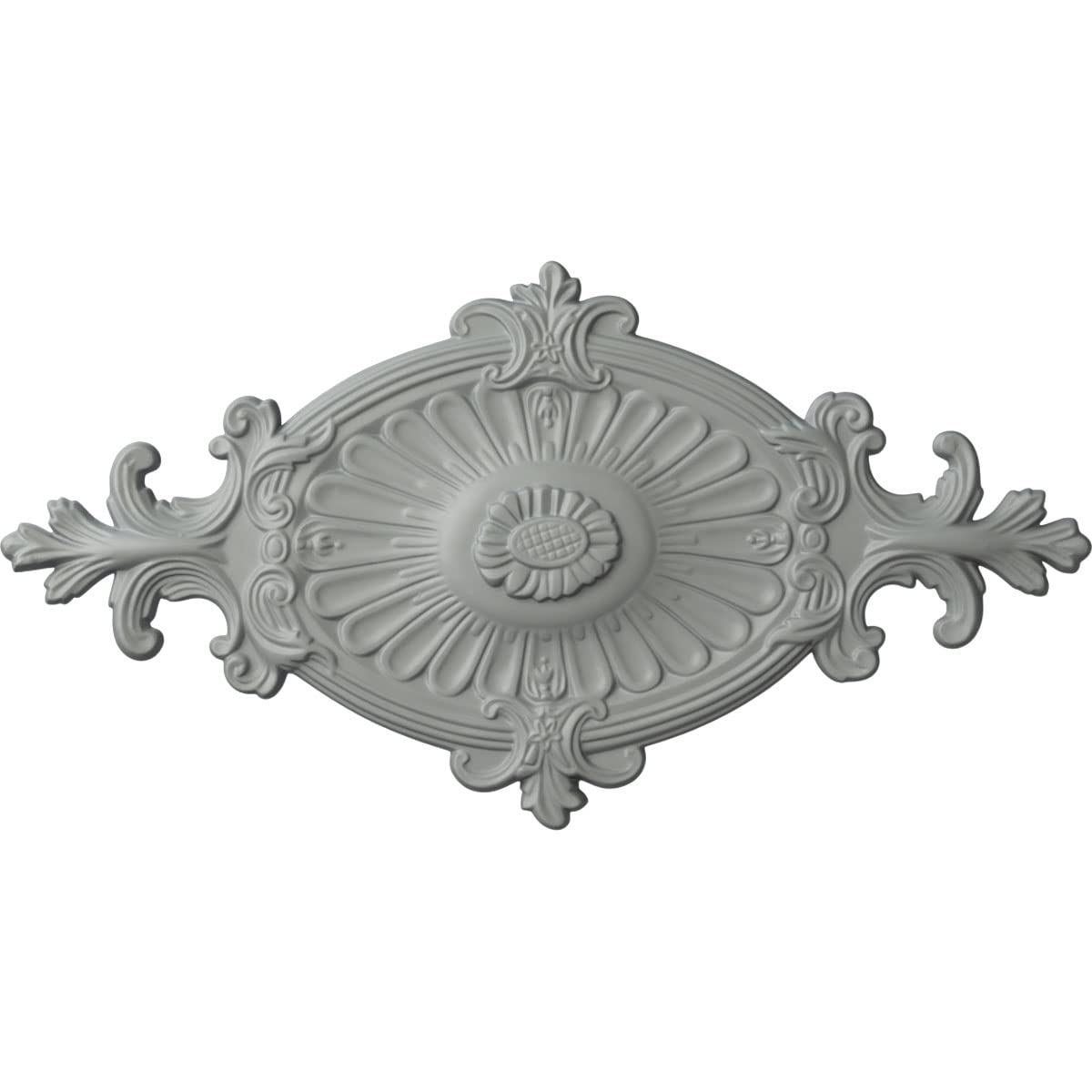 23 5/8"OD x 4"ID x 1 1/2"P Rose and Ribbon Ceiling