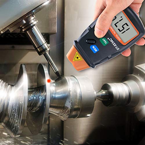 FITNATE Professionele digitale toerentalmeter, contactloze digitale laserfoto-toerentalmeter - Image 6