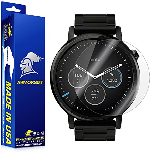 ArmorSuit Motorola Moto 360 46mm 2nd Gen 2015 Screen Protector (2 Pack) Full Coverage MilitaryShield - //coolthings.us