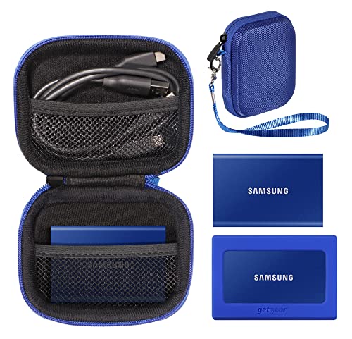 getgear Handy Hülle für Samsung T7 Touch Portable SSD T5 Kartenleser USB Hub Typ C Hub HD Hub Netztaschen Handschlaufe