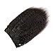 KeLang Hair Kinky Straight Clip In Human Hair Extensions Clip Ins Human Hair 9A Italian Coarse Yaki Brazilian Virgin Hair Clip In Extension 7pcs/lot,120gram/set 14inch