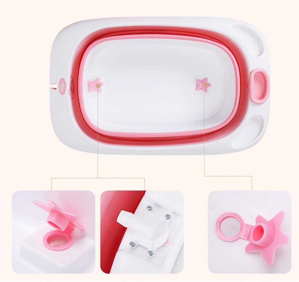 Rose Baignoire Pliable Enfants Avec Hamac De Bain Et Bouchon De Vidange Yongjun Baignoire Bebe Toilette De Bebe Le Bain Eng Bouldermicrofinance Org