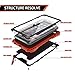 Carbon Fiber Aluminum Metal Gorilla Glass Heavy Duty iPhone 6s Plus/6 Plus Case(5.5