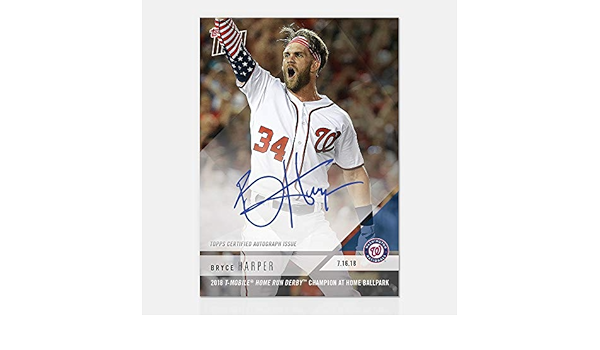 bryce harper autographed jersey