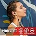 Wireless Headphones WRZ S8 Bluetooth 5.0 Earbuds Microphone IPX6 Sweatproof Sport Running Gym Travelling Workout 10 Hrs Playtime Earphones for Android iOS Cellphones (Black)