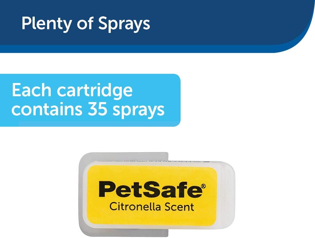 PetSafe Spray Bark Citronella Refill, Replacement Cartridges Spray Bark Collar, Refill Cartridge Only, Collar Not Included, 3-Pack : Pet Supplies