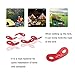 40PCS Paracord Tensioner Guyline Line Adjuster, Ultralight Strong Aluminum Cord Tent Wind Buckle Hook Rope Small Carabiner Figure, Lightweight Fastener Camping, Backpacking, Picnic Shelter Outdoor