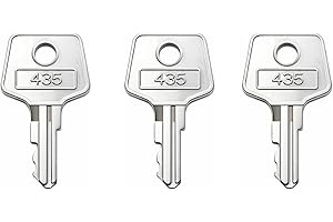 435 Cash Drawer Replacement Keys VPK-8K-435 Compatible with APG Vasario Series Cash Drawers, 3 Pack