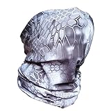 XINGZHE 3D Fishing Face Sun Mask,Headwear,Head Wrap,Neck,Gaiter,Scarf,Tube Mask,Bandana Mask,Balaclava,Sport Hair Bands,Guys Headband for Running Hiking Cycling Motorcycling Riding