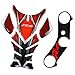 Revso Printed Tank pad , Motorcycle Tank Protector, Tank Pad Sticker , Top Clamp Triple Tree Pad Fit For Yzf R6 ( 2Pcs Per Set)