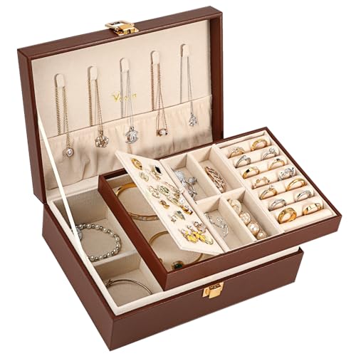 Voova 2 Layer Jewelry Box Organizer