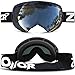 Zionor X Ski Snowboard Snow Goggles OTG Design for Men & Women with Spherical Detachable Lens UV Protection Anti-Fog