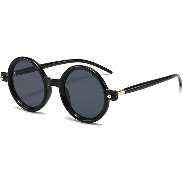 Amazon.com: Womens Vintage Retro Fashion Sunglasses Round  display picture 1