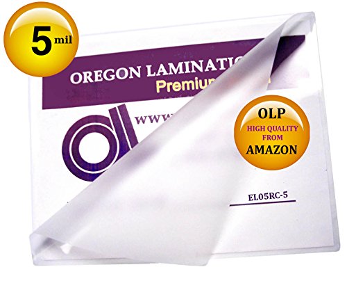 Oregon Laminations Premium Menu size Hot Laminating Pouches 5 Mil 12 x 18 (Pack of 500) Clear