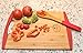 The Kitchen Love Large Wooden Bamboo Cutting Board -Anti slip-Chopping Board with Juice Groove and Handle-Anti microbial- Chopping and Serving Tray-Silicone Edges-Crack Resistance