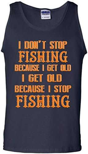 I DON'T STOP FISHING Cotton Tank Top For Men