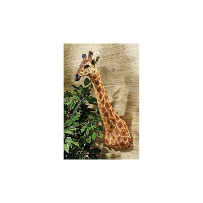 Buy Design Toscano African Giraffe Trophy Wall Sculpture Online at