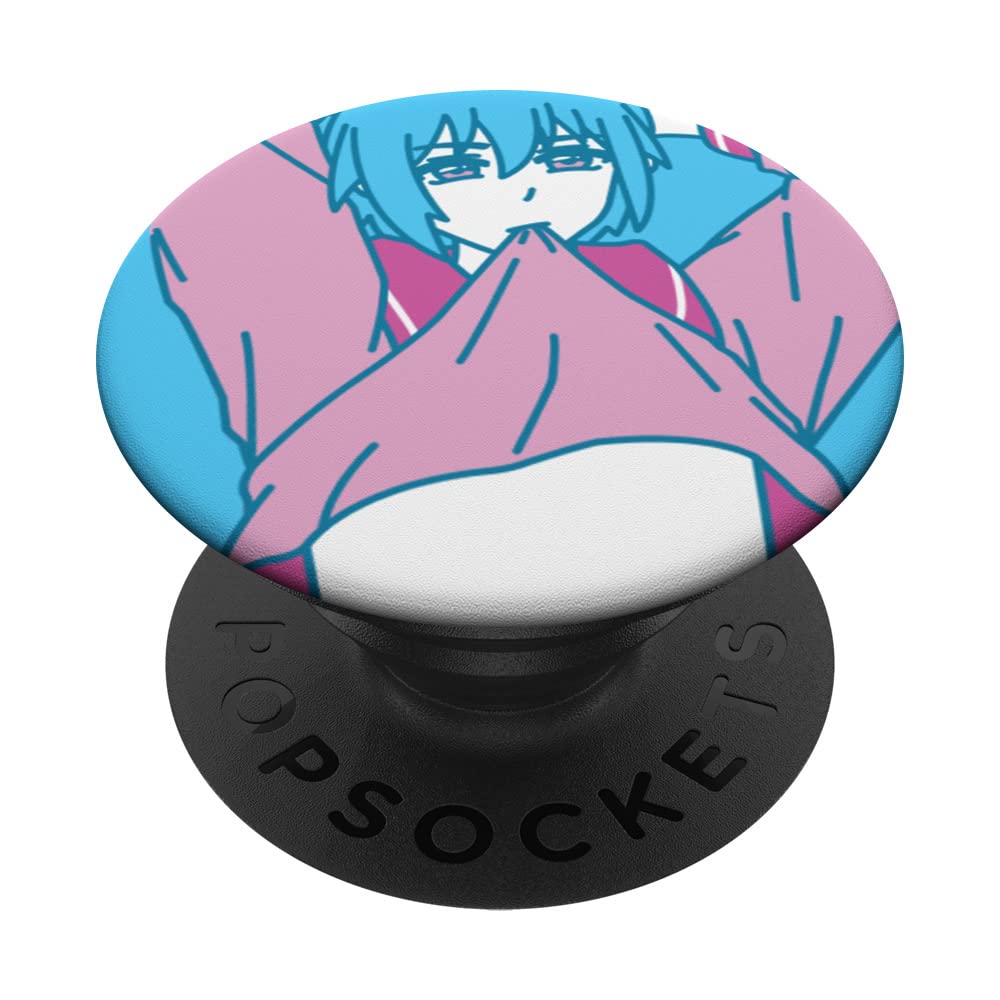 Femboy Aesthetic Pastel Yaoi Anime Boy Crossdressing PopSockets Adhesive PopGrip