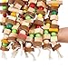 KINTOR Large Parrot Chewing Toy Bird Cage Heavy Duty Bite Toys African Grey Macaws Cockatoos Eclectus Amazon (Big Nature wood-22inch)