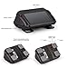 JINCH Wireless TPMS Tire Pressure Monitoring System Solar Powered Monitor 4 External Sensors Pressure Temperature LCD Display Real-time Alarm Function Car Pickup Truck 4 Wheeled Vehicles