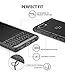 Ringke Fusion Compatible with BlackBerry KEY2 Case Crystal PC Back Case Lightweight Upgraded Transparent TPU Bumper Drop Protective Phone Cover for BlackBerry Key 2 - Smoke Black