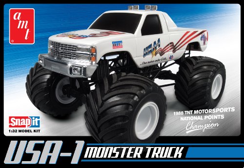 Round 2 AMT USA-1 4x4 Monster Truck Snap Together Kit