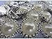 LOKMAN 36 Pcs Beige Crystal Rhinestone Pearl Craft Beads Buttons For DIY Jewelry Making, Wedding DIY Supplies, Clothes Decoration and Other DIY Craft Projects (36 Pcs)