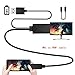 Efanr 6.5ft Micro USB to HDMI Adapter Cable 1080P HDTV for Samsung Galaxy S2 S3 S4 S5 Note 2 3 4 8 Galaxy Tab 3 8.0, Tab 3 10.1 Android Devices, Not Compatible with Galaxy S6, S6 Edge, S7 Edge, S7, S8