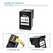 Valuetoner Remanufactured Ink Cartridges Replacement for HP 60 D8J23FN CC640WN CC643WN for Envy 100 110 120, Deskjet D1660 D2530, Photosmart C4680 D110a Printer (1 Black, 1 Tri-Color, 2 Pack)