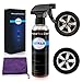 KUWAN Wheel and Tire Cleaner - Safe for All Wheels and Rims - Works on Alloy Chrome Aluminum Clear-Coated Painted Polished and Plasti-Dipped Rim - Wheel Cleaner