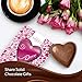 DOVE Valentine's Day Solid Milk Chocolate Candy Heart, 4 Ounce (Pack Of 6)