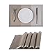 SUNSHINE FASHION Placemats,Placemats for Dining Table,Heat-Resistant Placemats, Washable PVC Table Mats,Kitchen Table mats Set of 4