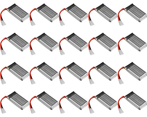 20 x Quantity of Micro Drone Quad Rotor Battery 3.7v 380mAh 25c Li-Po RC Part - FAST FREE SHIPPING FROM Orlando, Florida USA!