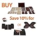X-PROTECTOR Premium Ultra Large Pack Felt Furniture Pads 181 Piece! Felt Pads All Sizes Furniture Feet – Your Best Wood Floor Protectors. Protect Your Hardwood Flooring with 100% Satisfaction!