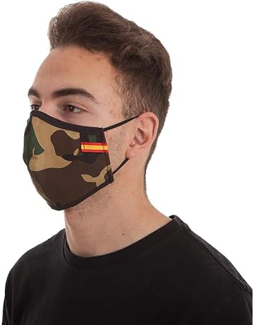 Mascarilla Higiénica Protectora Camuflaje/Bandera 3 Filtros