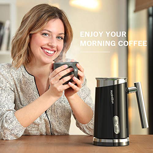 HadinEEon Milk Frother, Electric Milk Steamer Foam Maker for Capuccino