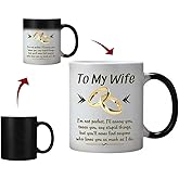 DasyFly Wife Valentines Day Gifts from Husband,Romantic Wedding Anniversay Christmas Mothers day Birthday Gift for Wife-Wife Coffee Mug