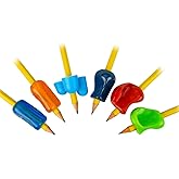 The Pencil Grip Premium Pencil Grips Assortment Pack, Universal Ergonomic Writing Aid For Righties And Lefties, Colorful Grip