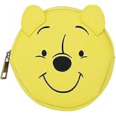 Disney Winnie The Pooh 4.7" Round Women's Coin Pouch Wristlet Wallets