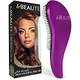 Le Beaute Detangling Hair Brush - Professional Salon Quality - Perfect For All Hair Types - Violet