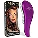 Le Beaute Detangling Hair Brush - Professional Salon Quality Wet and Dry Brush for Tangles w/ No Pain - Perfect For Thick, Wavy, Curly, or Thin Hair on Women, Girls and Kids - Purple