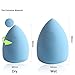 Travelmall Sponge Premium pro Makeup Blending Sponge Most Flawless Professional Makeup Blender for Blending Highlighting and Contouring Pack of 4 Random color