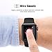 JEHOO Compatible [2-Pack] HD Anti-Bubble Anti-Scratch High Definition Tempered Glass Screen Protector Film Replacement for Apple Watch 42mm Series 3/2/1(Black)