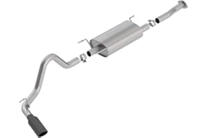 BORLA 140680BC Cat-Back Perf. Exh. Sys. for '16-'23 Toyota Tacoma 3.5L V6 AT/MT 2&4WD Ext. Cab (6' 1") Bed 127.4" WB/Crew Cab (5' 1") Bed 127.4" WB. Crew Cab (6' 1") Bed 140.6" WB Req. Adapt. 60593.