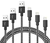 HokoAcc iPhone Cable, 3Pack [3Feet 6Feet 10Feet] Nylon Braided 8 Pin iPhone Lightning Cable To USB Charging Charger for iPhone X/8/8 Plus/7/7 Plus/6s/6s Plus/6/6 Plus/5/5S/5C/SE/iPad