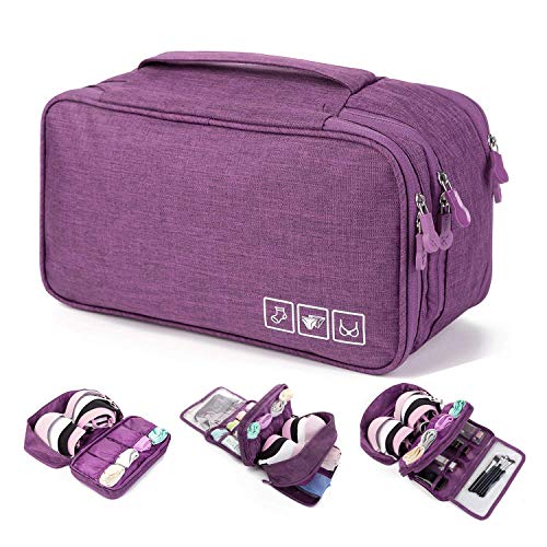 VOCUS Bra Underwear Storage Bag - Travel Packing Organizers Lingerie Bag Toiletry Organizer