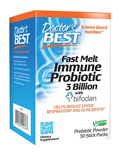 Doctor s best fast melt immune probiotic 3 billion with bifodan, …