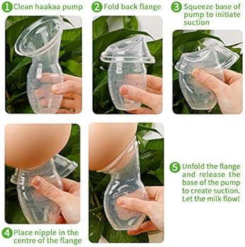 Haakaa Manual Breast Pump Breastfeeding 