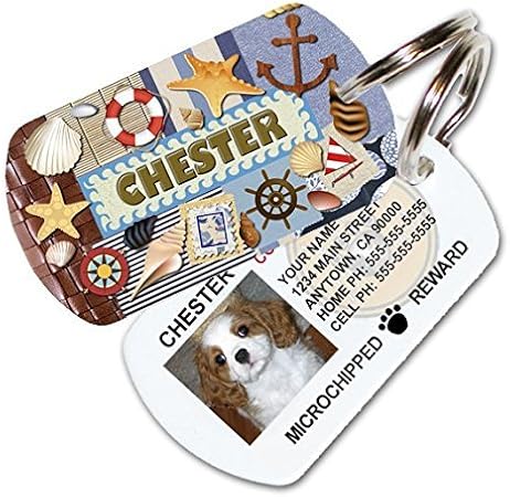 nautical dog tags